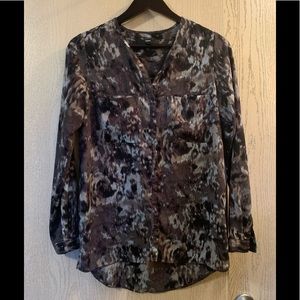 Multi-colored women’s button down blouse